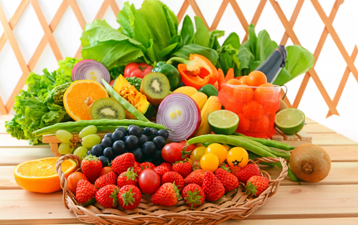 Verduras e froitas